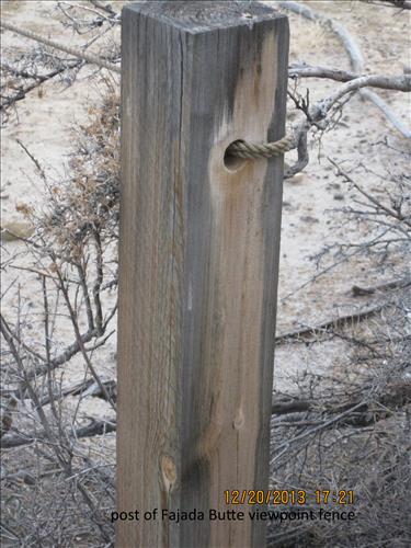 Exposed, severely weathered wood around VC and in housing area