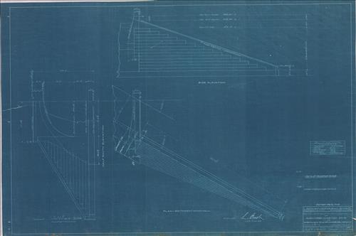 20067.BL-Southwest of Hainesburg, NJ--Arch bridge no. 25.15 over highway [1908]