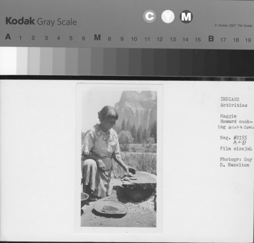 Maggie Howard cooking acorn cakes