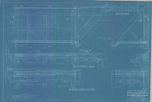 20455.BL-Chenango Forks, NY [0.09 miles north]--Elimination of Gulf Bridge grade crossing County Highway no. 274 [1930]