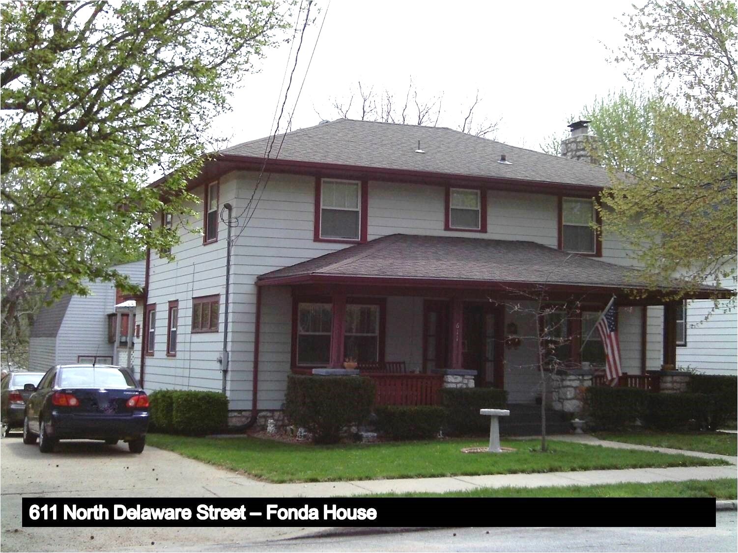 Image of the Prairie School-style Fonda House.