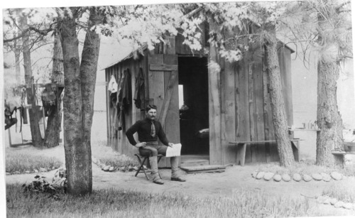 Gabriel Sovulewski at Camp A.E. Wood.