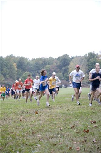 Fall Fun Run start
