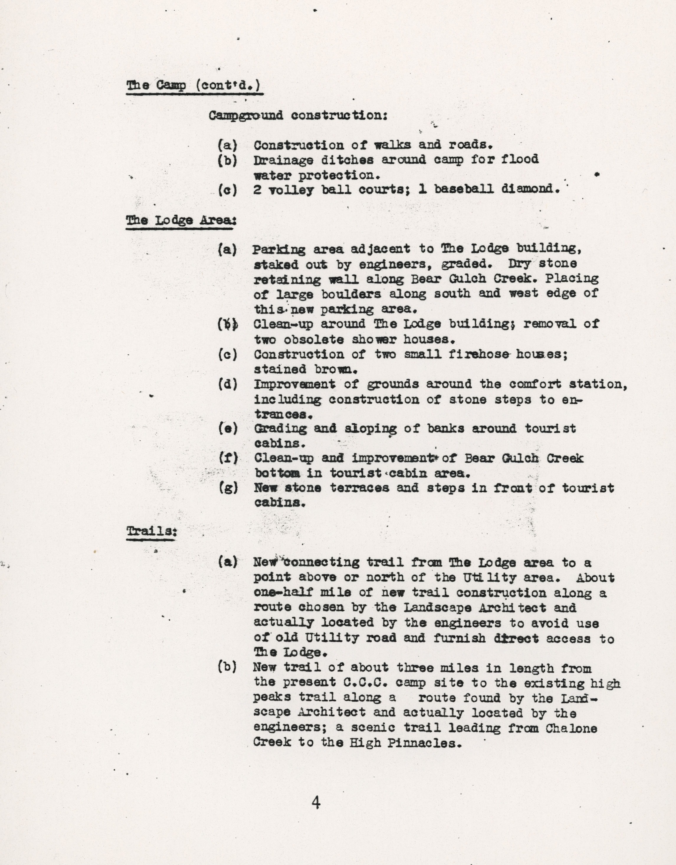 Emergency Work Report