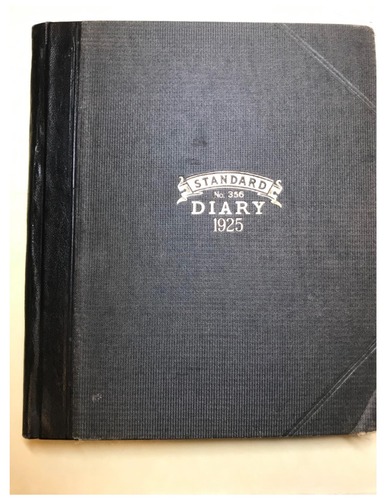 Front Matter, 1925, Diary