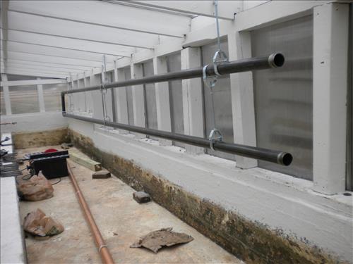 Kenilworth Aquatic Gardens Historic Greenhouse Repair - 50 percent completion December 22, 2010