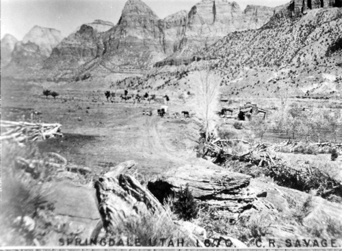 BW Photos of the Court of the Patriarchs - 35mm.