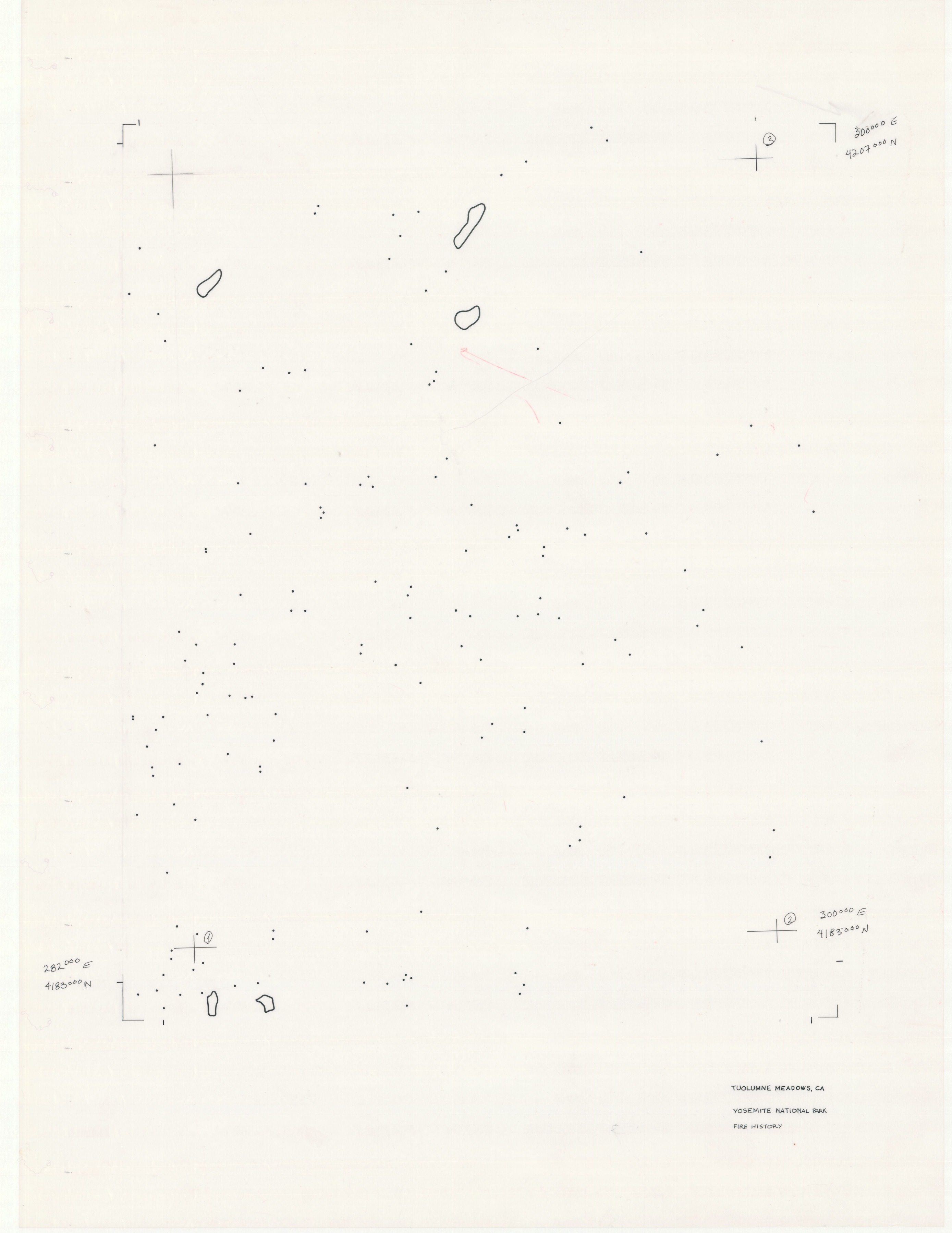 Tuolumne Meadows, CA Yosemite National Park Fire History