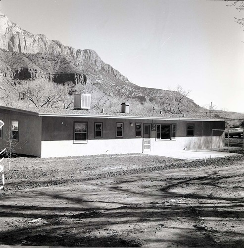 Back of a residence, Watchman Housing Area.