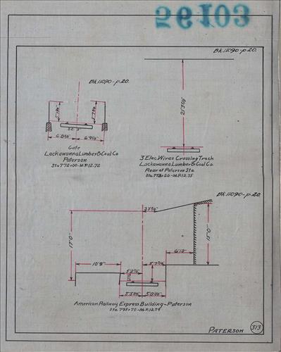 56103.LB--clearance sketches--Structures less than 8 feet from center line of track or less than 22 feet above top of rail [Group 09]