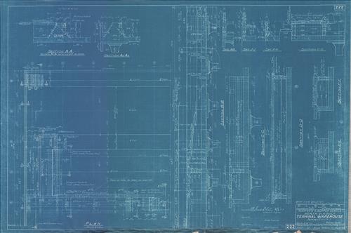 20452.BL-(GROUP 2) Jersey City, NJ--Terminal Warehouse--North and south Viaduct [1928-1929]