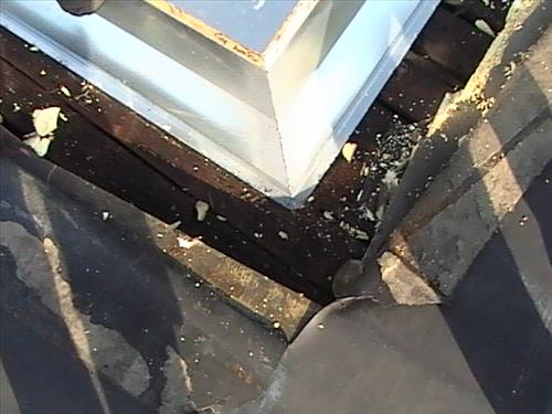 Temporary Repairs of Locomotive Shop Rubber Roof Summer 2009