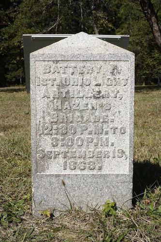 Battery F, First Ohio Light Artillery Marker