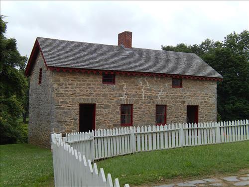 Farm buildings at Hampton National Historic Site in June 2009
