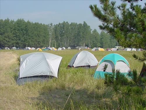 Robert Fire Camp, Glacier NP, 2003