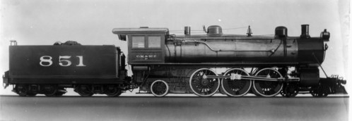 Chicago, Milwaukee & St. Paul no. 0851 [4-6-2]