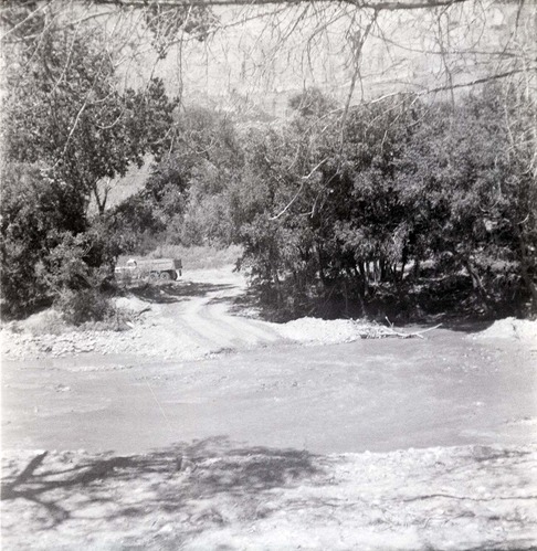Dirt roads in the South Campground.