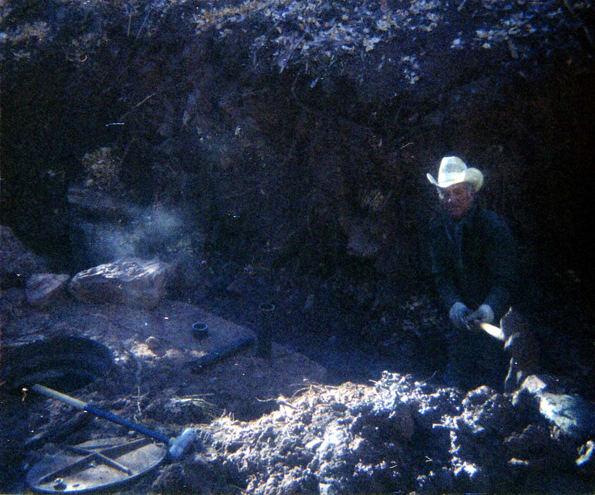 The construction of the Wiley Spring water pipeline.