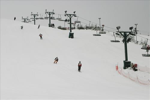 Special Olympics Ohio downhill skiing 1