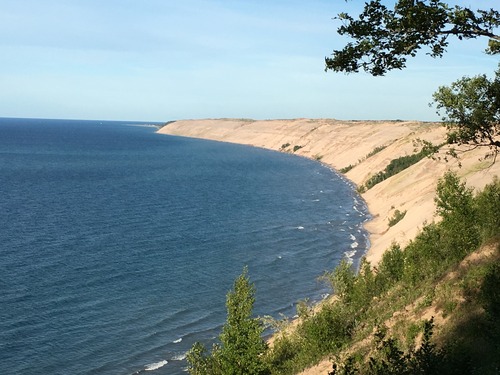 Grand Sable Dunes rising 300 feet above Lake Superior