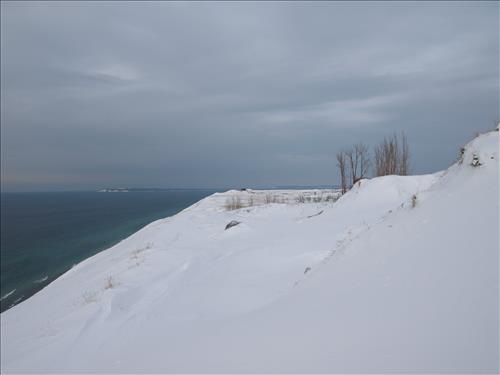 SLBE 5 Pierce Stocking Scenic Drive - Lake Michigan Overlook Winter