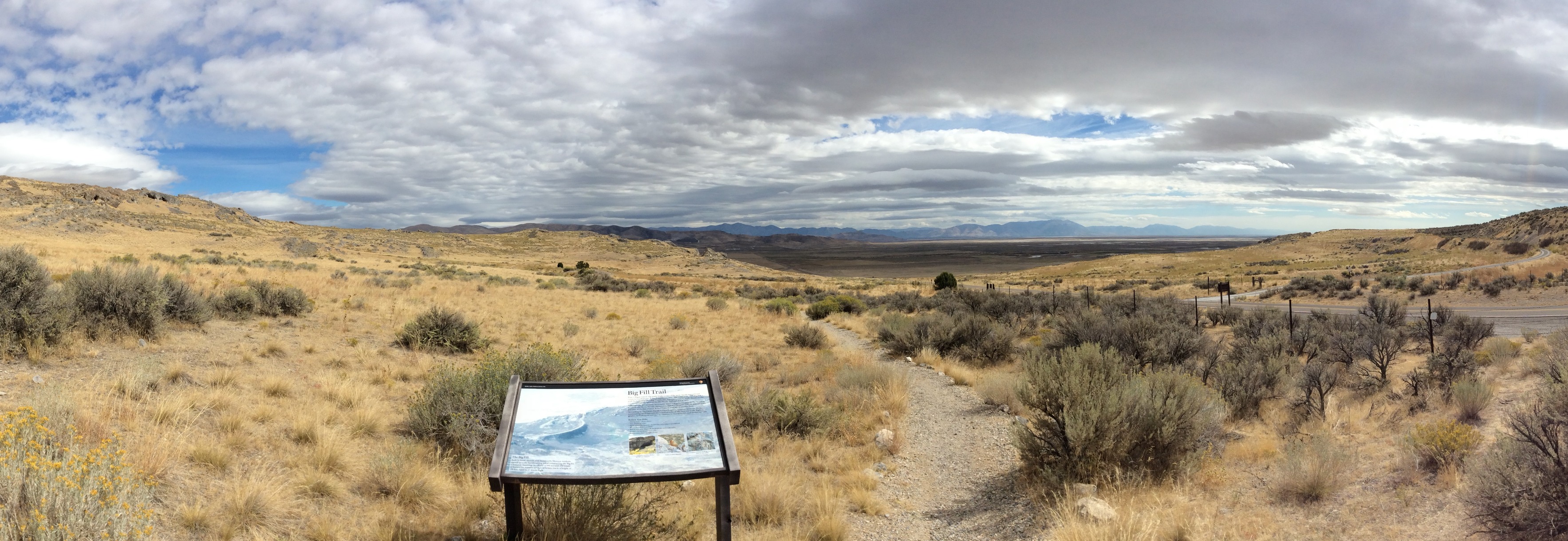 Trail head of Big Fill Trail. 