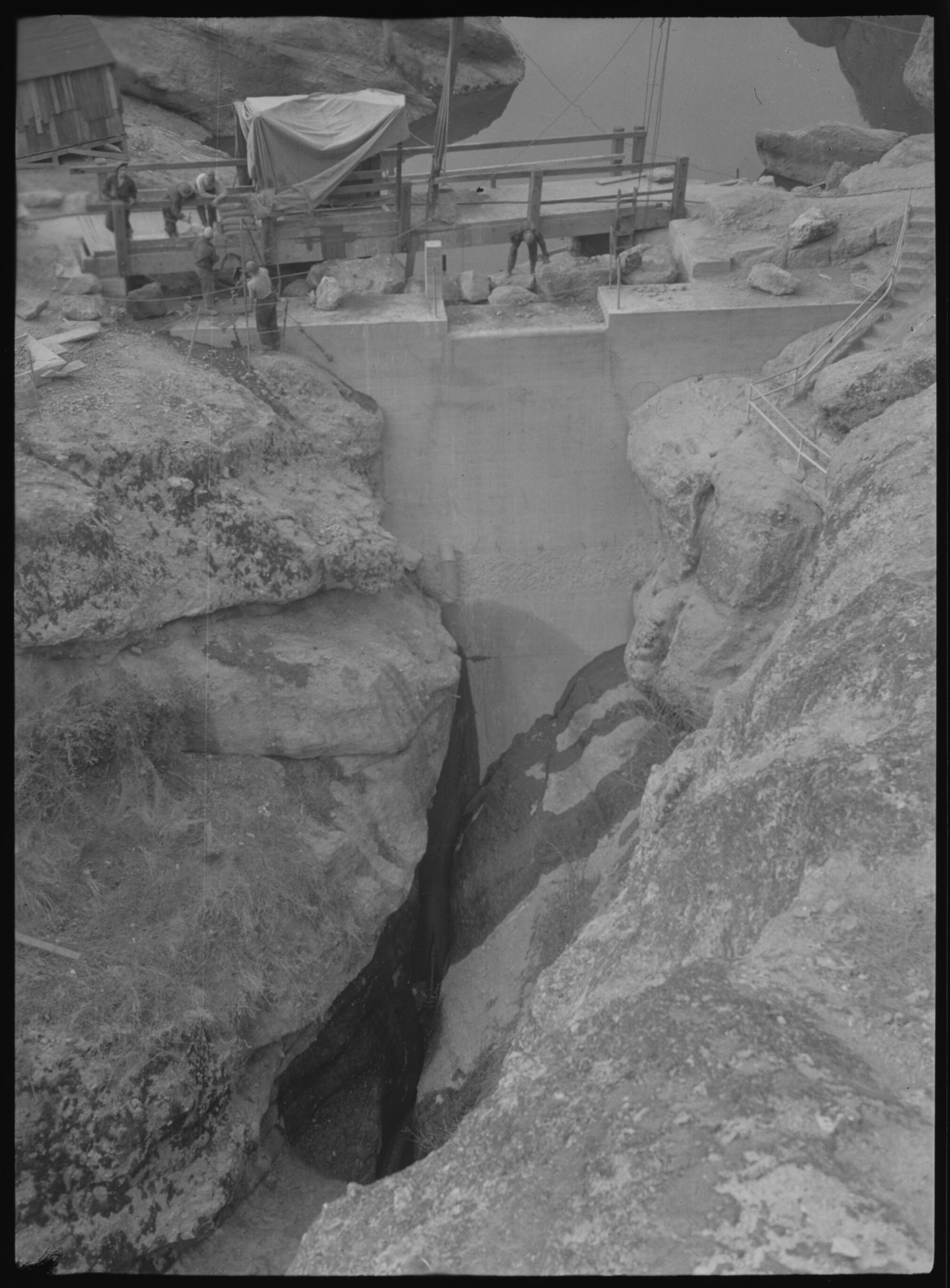 Bear Gulch Dam Construction