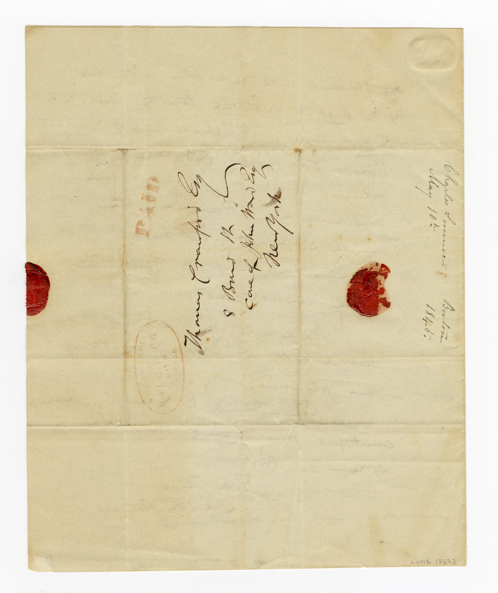 Manuscript letter