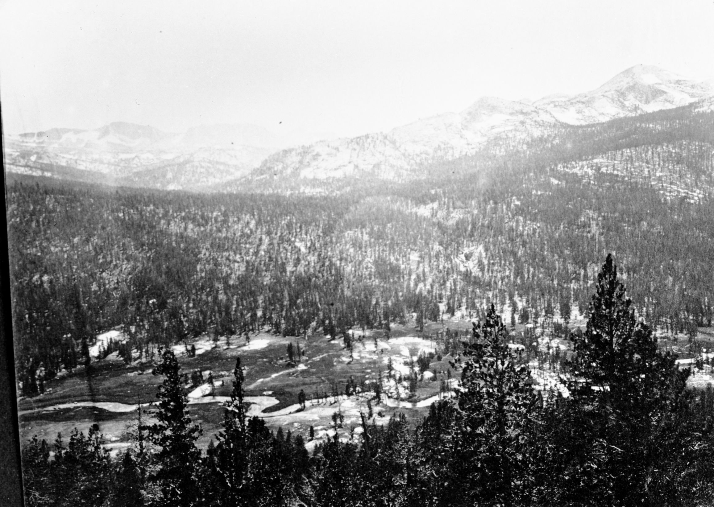 From old prints of Francis Farquhar. Originals by Harris, see Yosemite Book. copied by Ralph H. Anderson, copied November 28, 1951