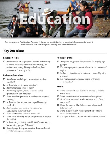 Best Management Practices: Education