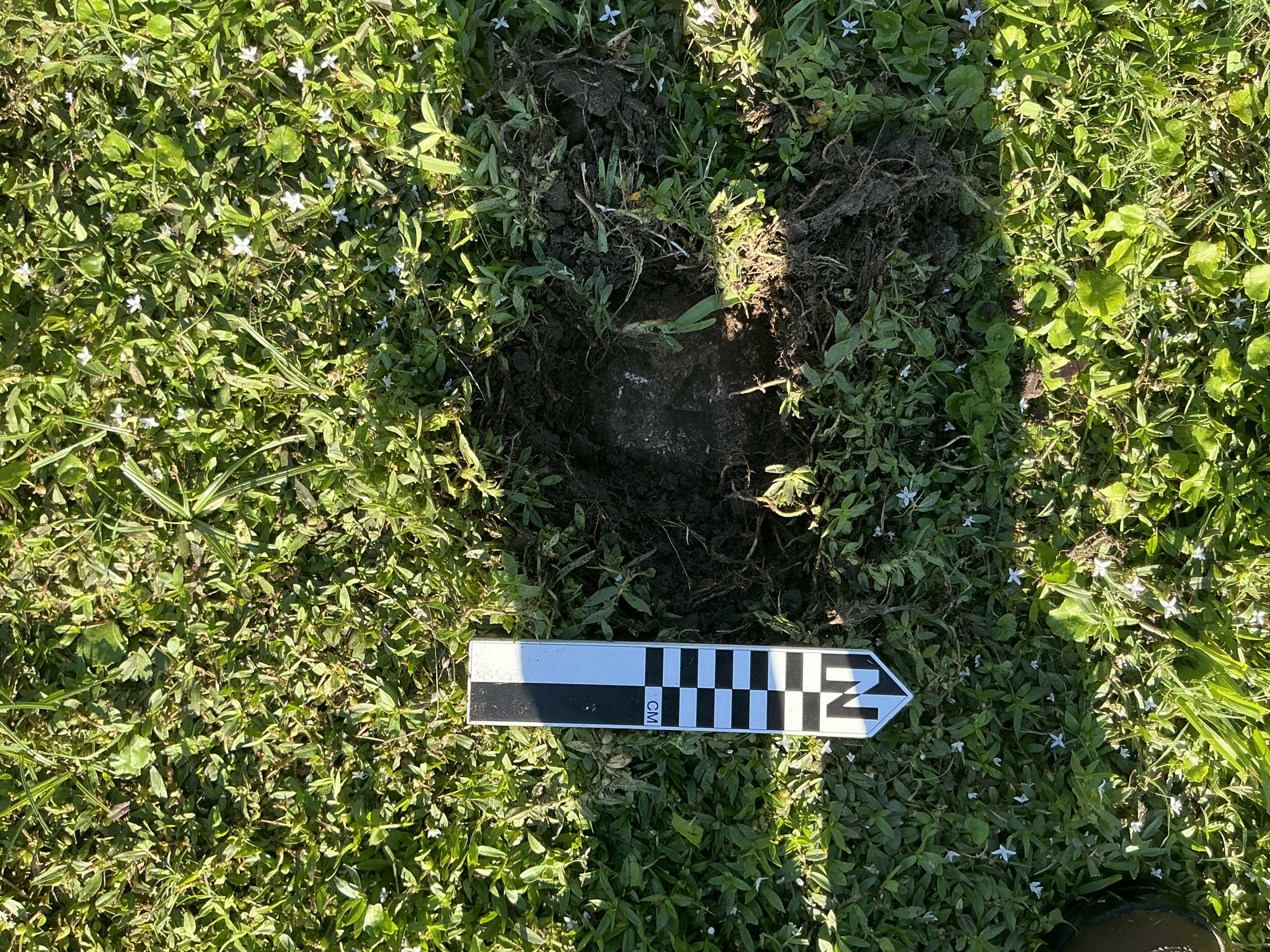 Extra image of flat marble marker