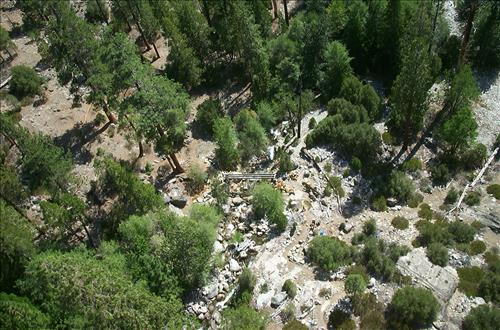 Park helicopter lands in various types of terrain found in Sequoia and Kings Canyon National Parks, summers 2000-2003