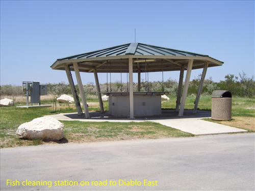 Facilities at the Diablo East boat ramps, docks, and campground