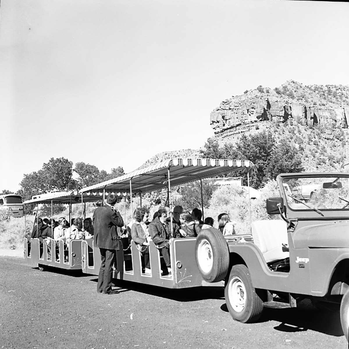 Tram ride from Zion Lodge concessions, summer 1977.