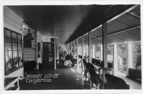 Miami Lodge. Copied courtesy of the Shirley Sargent collection. copied by Michael Dixon, copied 1982