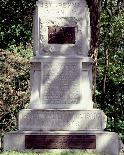 46th Pennsylvania Infantry Monument