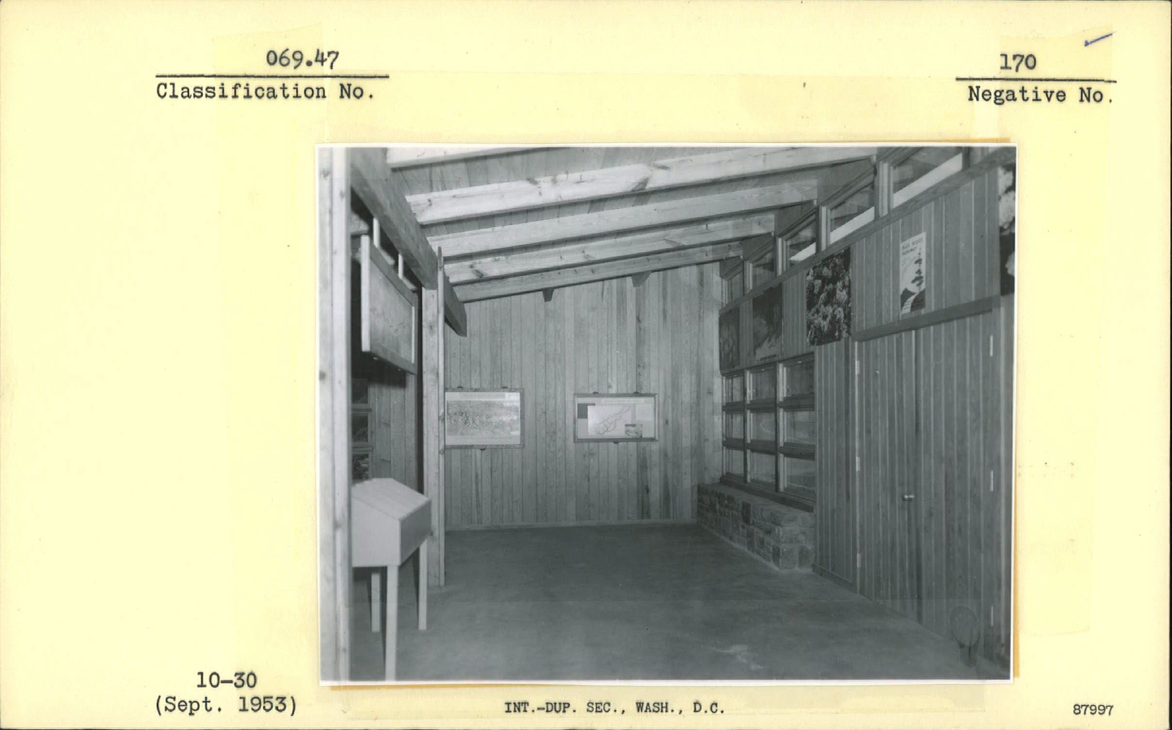 Temporary displays at Craggy Gardens Visitor Center