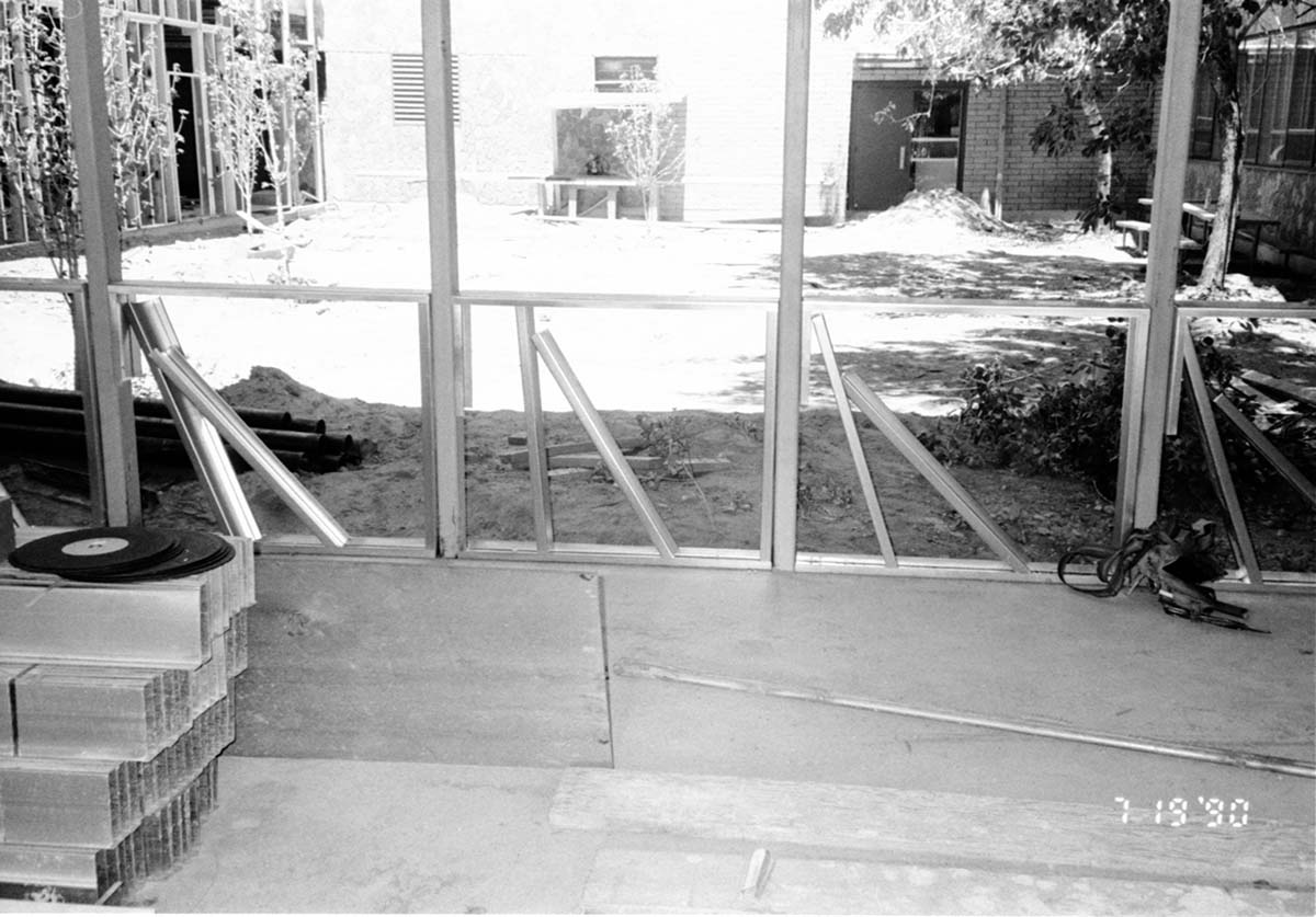 Construction of headquarters addition.