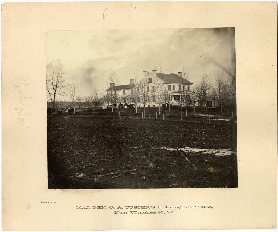 Major General George Armstrong Custer's Headquarters Near Winchester, Virginia
