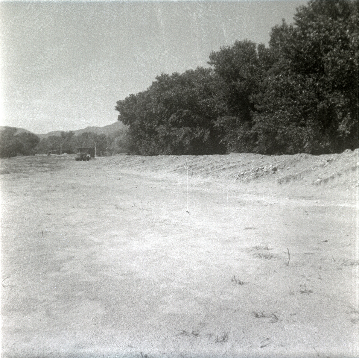 East side road repair and turn out construction.