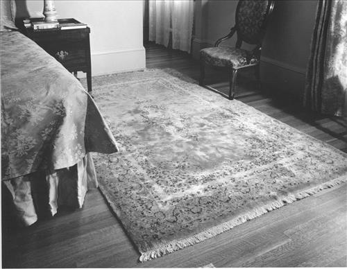 Oriental rugs at the Eisenhower National Historic Site in March 2003.
