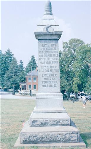 134th New York Infantry Monument