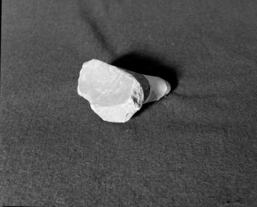 Marie Rozier Collection, Catalog No. 7-3. Object: Broken steatite ladle. Dimensions: 5 1/2" maximum width. Materials: Steatite. Collection History: Mr. & Mrs. Ernest Muller. Photographed by Michael Dixon in December 1982. Catalogued by Craig Bates and Barbara Beroza. Yosemite Collections, National Park Service.