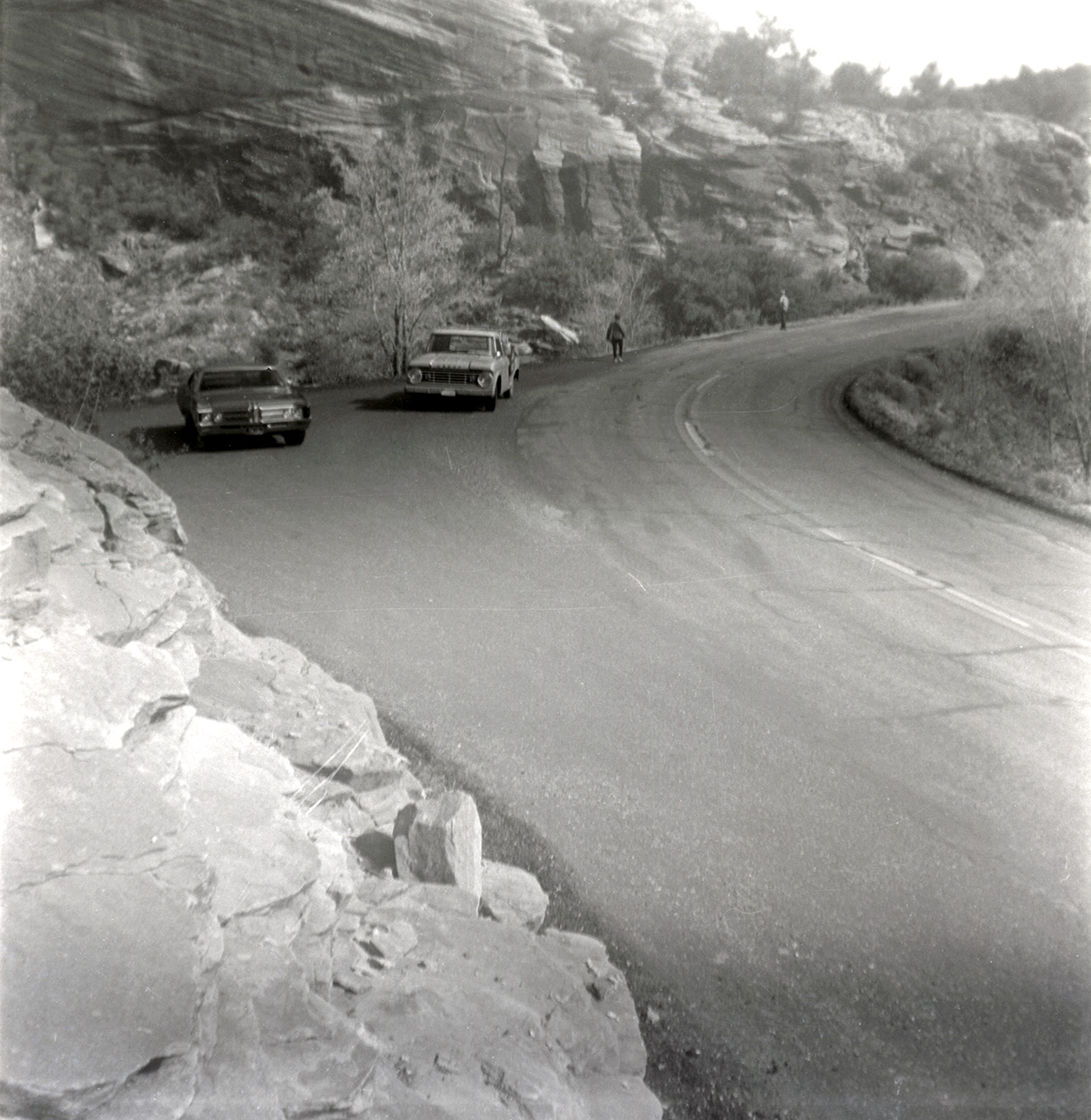 East side road repair and turn out construction.