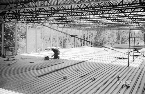 Construction of headquarters addition.