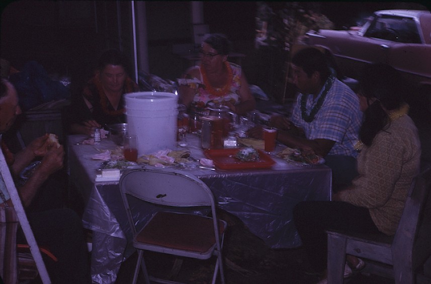 Outdoors party AUG '70