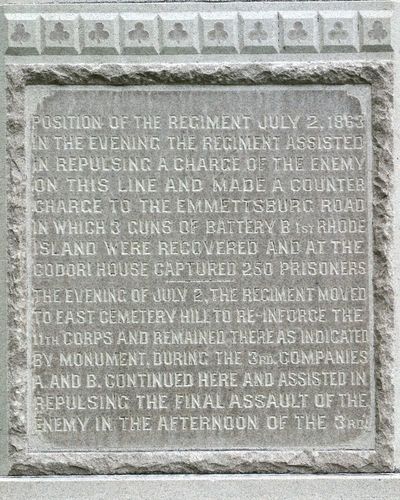 106th Pennsylvania Infantry Monument