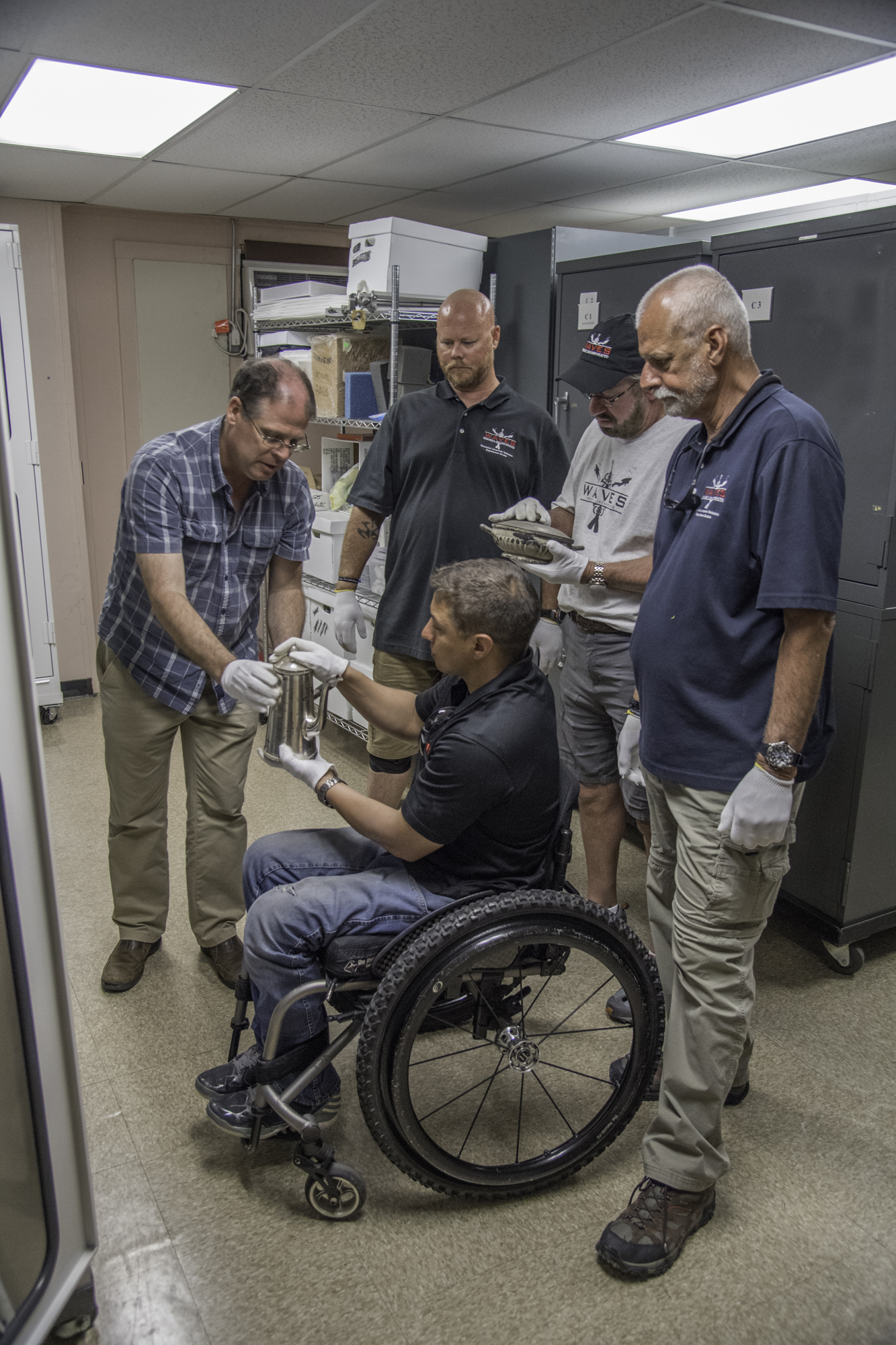 Artifacts salvaged from the ship.