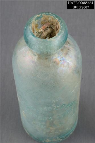 CONTAINER, BOTTLE, SODA, J.C. MCGRAW, COMPLETE