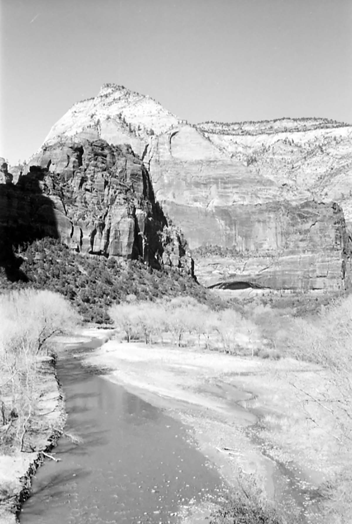 BW Photos of the Virgin River - 35mm.